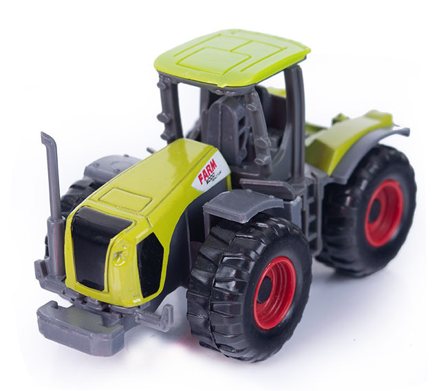 Zestaw 3 szt. traktory maszyny rolnicze + przyczepy